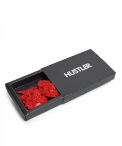 Hustler Red Applique Nipple Pasties