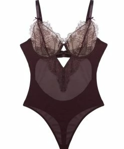 Hustler Alvara Plum Lace Thong Body 17 Hustler Alvara Plum Lace Thong Body