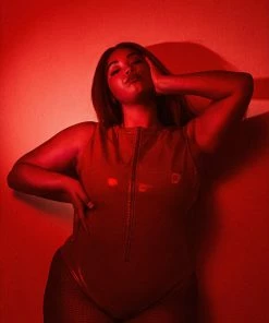 Hustler Maxine Red PVC Zip Front Body 17 Hustler Maxine Red PVC Zip Front Body