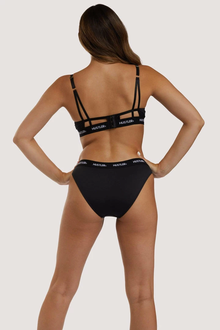 Hustler Outlet Branded Black Plunge Push Up Bra 12 Hustler Outlet Branded Black Plunge Push Up Bra