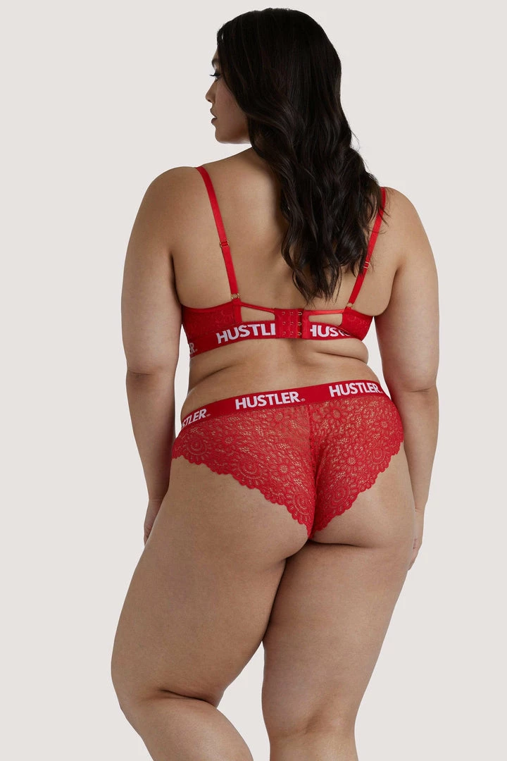 Hustler Branded Red Lace Curve Bra Outlet 6 Hustler Branded Red Lace Curve Bra Outlet