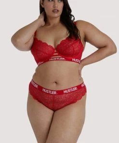 Hustler Branded Red Lace Curve Bra Outlet 9 Hustler Branded Red Lace Curve Bra Outlet