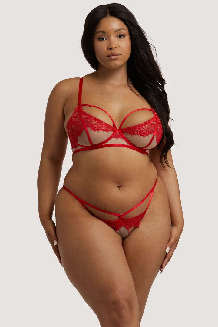 Hustler Mya Red Lace Bra 13 Hustler Mya Red Lace Bra