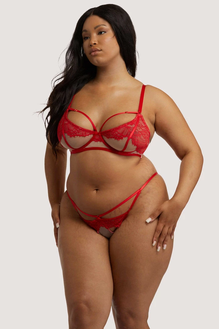 Hustler Mya Red Lace Bra 15 Hustler Mya Red Lace Bra