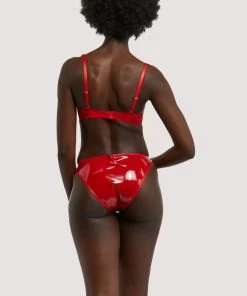 Hustler Maxine Red PVC Plunge Bra Erotic 16 Hustler Maxine Red PVC Plunge Bra Erotic