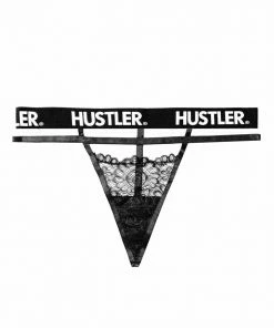 Hustler Outlet Branded Black Lace Thong 10 Hustler Outlet Branded Black Lace Thong