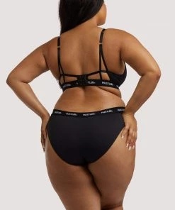 Hustler Branded Black Brief Outlet