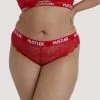 Hustler Everyday Lingerie Branded Red Lace Curve Brief 1 Hustler Everyday Lingerie Branded Red Lace Curve Brief