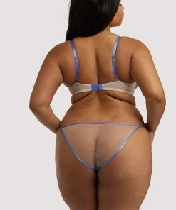 Hustler Mya Blue Lace Brief