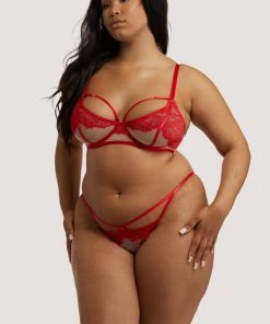 Hustler Hustler Lingerie Mya Red Lace Brief 20 Hustler Hustler Lingerie Mya Red Lace Brief