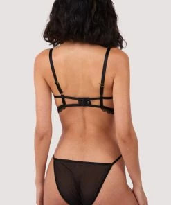 Hustler Knickers Tallie Black Lace Trim Brief