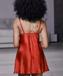 Hustler Brooke Red Applique Chemise Nightwear 13 Hustler Brooke Red Applique Chemise Nightwear