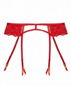 Hustler Mya Red Lace Suspender