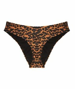 Hustler Leopard Bikini Shortie Brief Swimwear