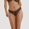 Hustler Leopard Bikini Shortie Brief Swimwear