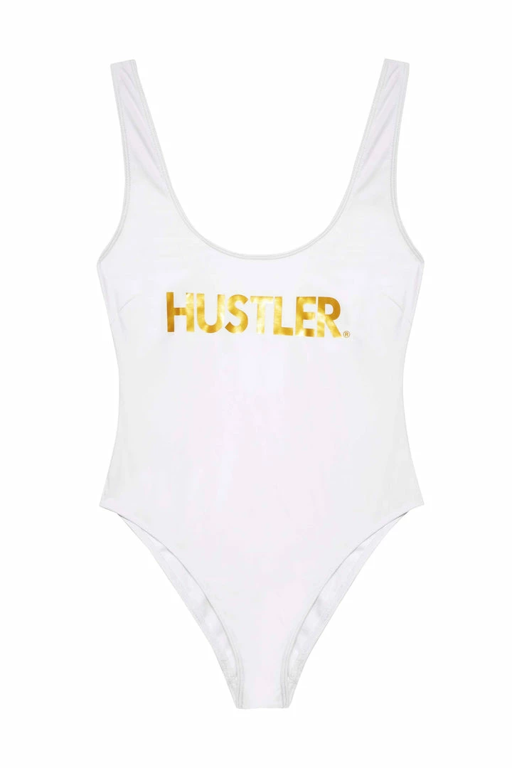 Hustler White Swimsuit Swimwear 8 Hustler White Swimsuit Swimwear