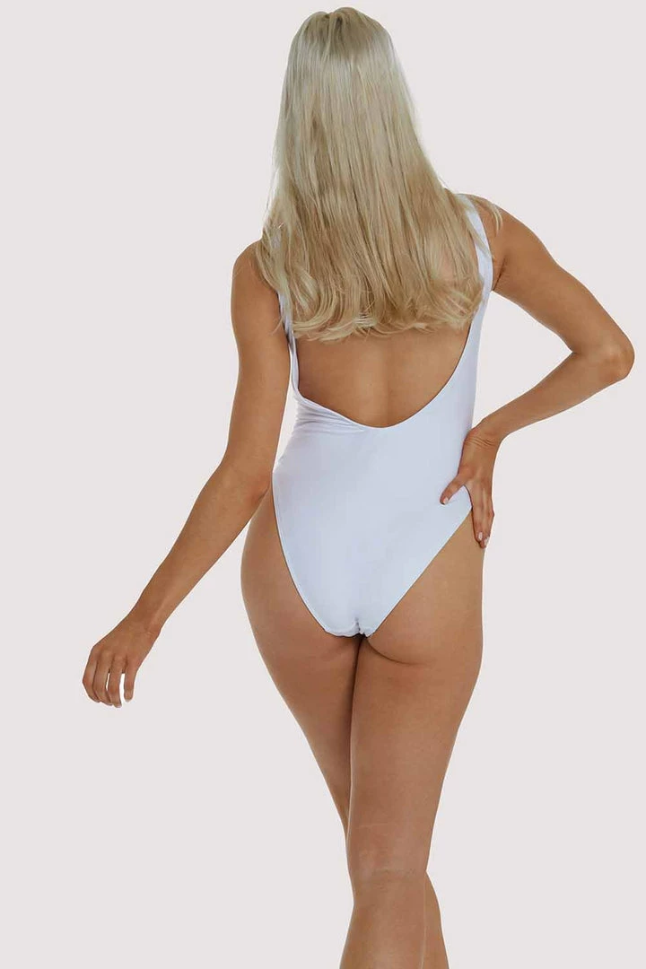 Hustler White Swimsuit Swimwear 6 Hustler White Swimsuit Swimwear