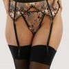Kilo Brava Suspenders Celestial Embroidered Garter Belt