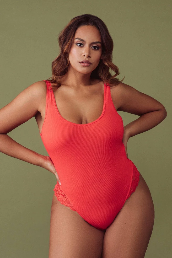 Kilo Brava Tigerlilly Orange Bodysuit 3 Kilo Brava Tigerlilly Orange Bodysuit