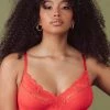 Kilo Brava Tigerlilly Orange V-Neck Bralette