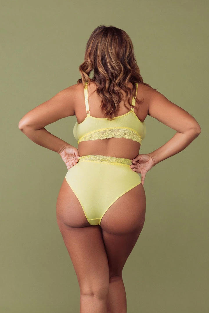 Kilo Brava Knickers Lemonade High Leg Brief 4 Kilo Brava Knickers Lemonade High Leg Brief