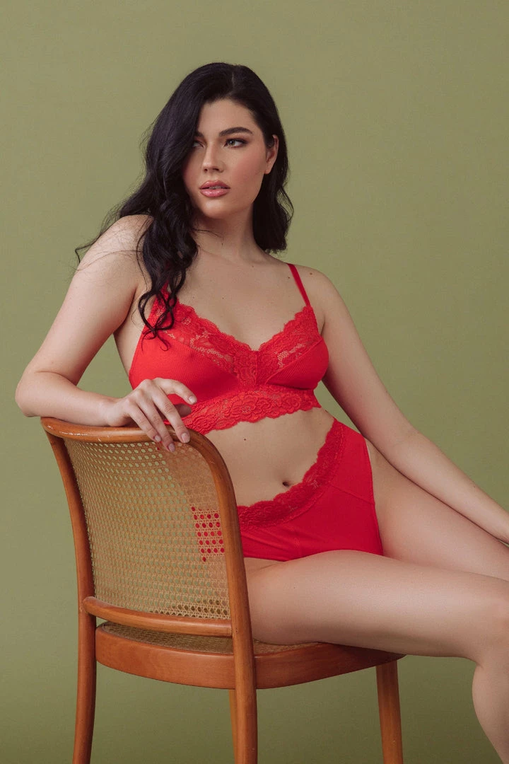 Kilo Brava Tigerlilly Orange High Leg Brief Knickers 6 Kilo Brava Tigerlilly Orange High Leg Brief Knickers