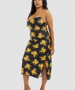 Kilo Brava Lioness Cowl Slip Dress