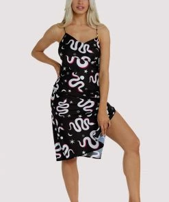 Kilo Brava Black Moon Snake Dress