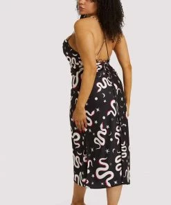 Kilo Brava Black Moon Snake Dress
