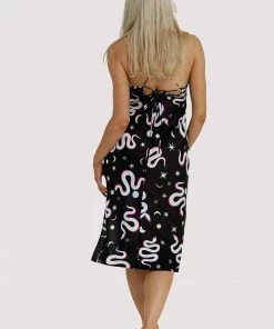 Kilo Brava Black Moon Snake Dress