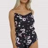 Kilo Brava Nightwear Black Moon Snake Playsuit 1 Kilo Brava Nightwear Black Moon Snake Playsuit
