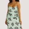 Kilo Brava Nightwear Green Moon Snake Dress
