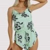 Kilo Brava Nightwear Green Moon Snake Playsuit 1 Kilo Brava Nightwear Green Moon Snake Playsuit