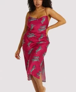 Kilo Brava Hot Pink Zebra Dress