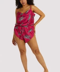 Kilo Brava Hot Pink Zebra Playsuit 12 Kilo Brava Hot Pink Zebra Playsuit