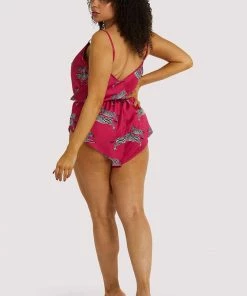 Kilo Brava Hot Pink Zebra Playsuit 13 Kilo Brava Hot Pink Zebra Playsuit