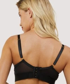 Kiss Me Deadly Bras Vidal Black Fishnet Bra