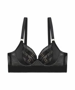 Kiss Me Deadly Bras Vidal Black Fishnet Bra