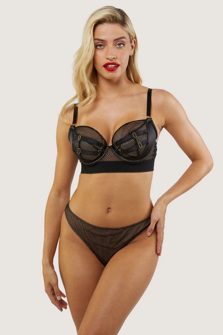 Kiss Me Deadly Knickers Vidal Black Fishnet Open Back Brief 5 Kiss Me Deadly Knickers Vidal Black Fishnet Open Back Brief