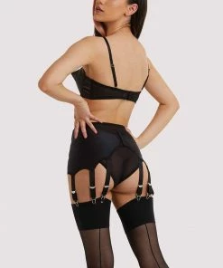 Kiss Me Deadly Retro Classics 8-Strap Suspender Belt Retro Bras
