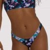 Luxe Palm High Leg Bikini Bottom 1 Luxe Palm High Leg Bikini Bottom