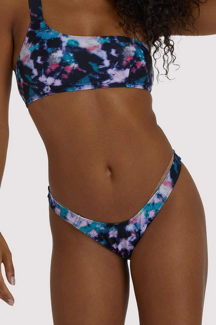 Luxe Palm High Leg Bikini Bottom 3 Luxe Palm High Leg Bikini Bottom