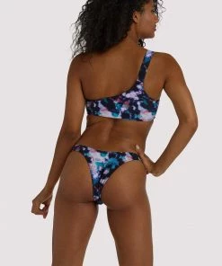 Luxe Palm One Shoulder Bikini Top