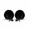 Noir Black Pom Adjustable Nipple Clamps 1 Noir Black Pom Adjustable Nipple Clamps