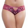 Peek & Beau - Betsy Wine Studded Brief Outlet