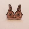 Playful Promises Accessories Bullet Bra Enamel Pin