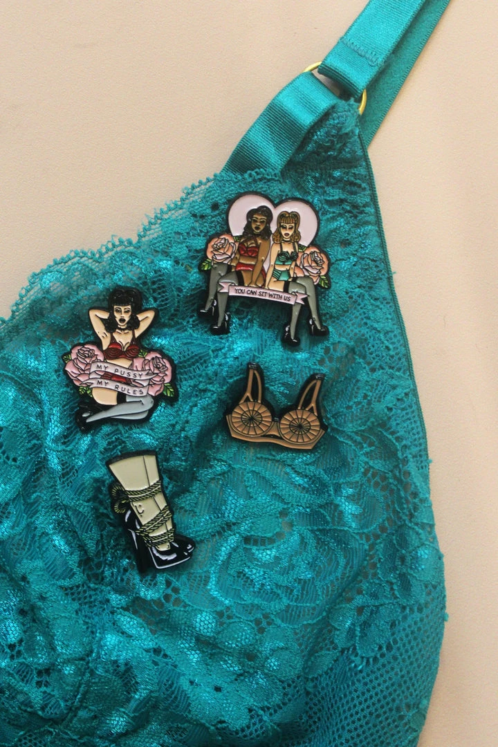 Playful Promises My Pussy My Rules Enamel Pin Accessories 6 Playful Promises My Pussy My Rules Enamel Pin Accessories