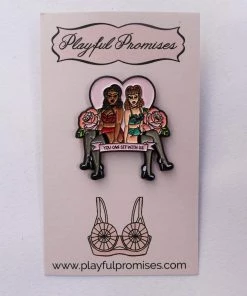 Playful Promises Accessories You Can Sit With Us Enamel Pin