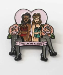 Playful Promises Accessories You Can Sit With Us Enamel Pin