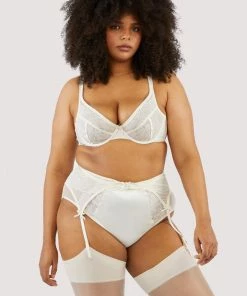 Playful Promises Ellery Pearl Suspender Belt